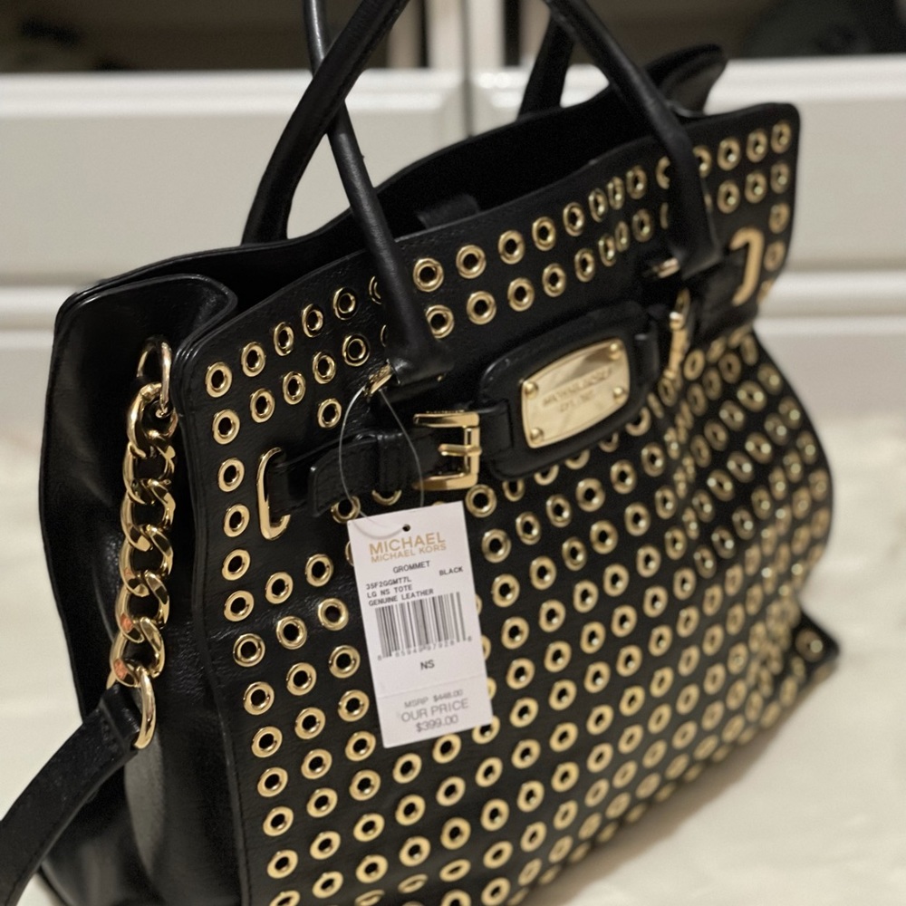 Michael Kors leather studded bag - Picture 8 of 9